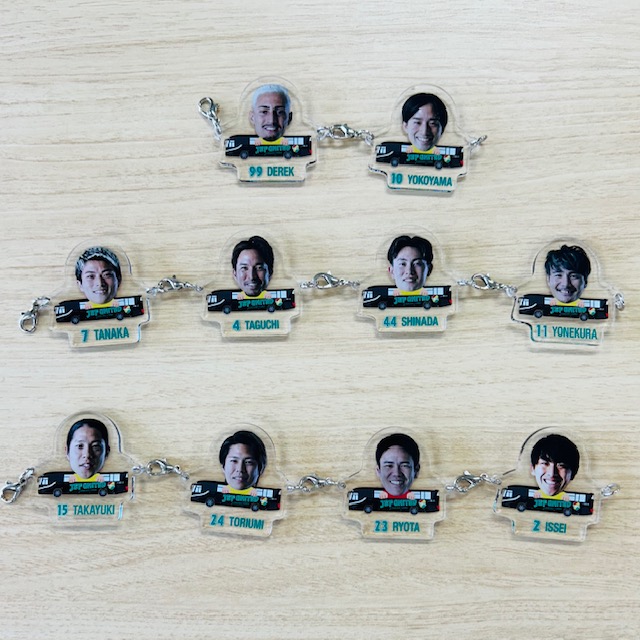 シークレットジェフバス連結アクリルキーホルダー