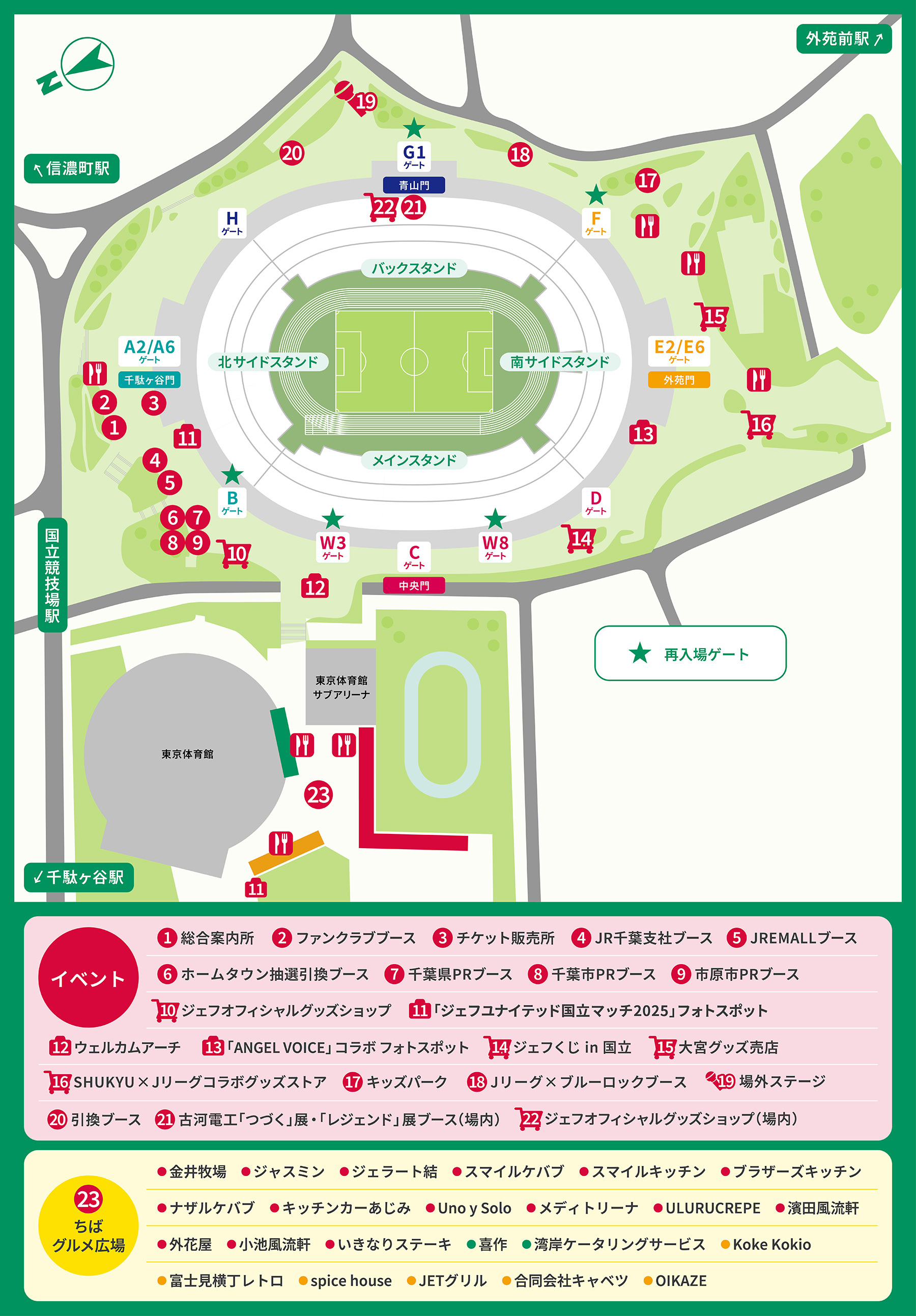 スタジアムマップ