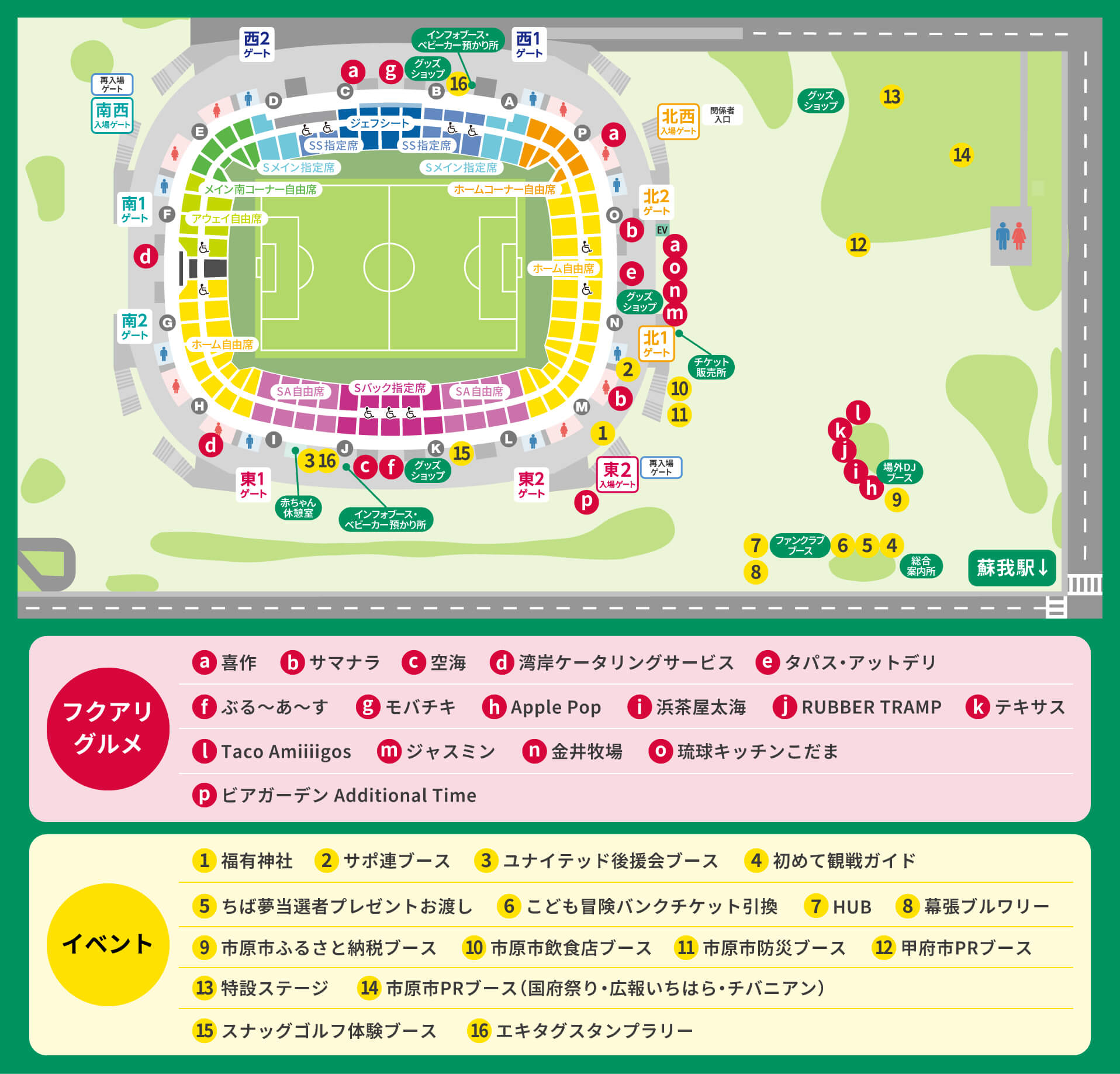スタジアムマップ