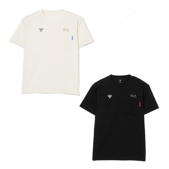 [WON]hummelPLAY半袖Tシャツ（アイボリー・ブラック）