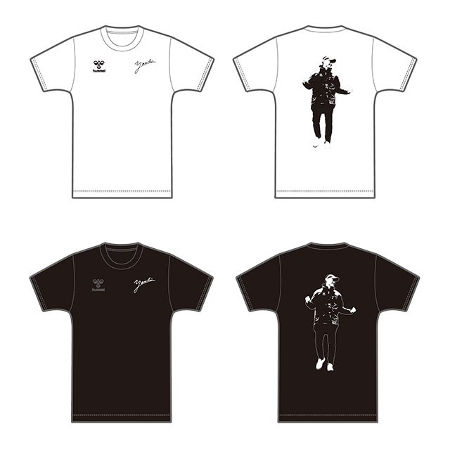 hummel監督Tシャツ（ブラック・ホワイト）
