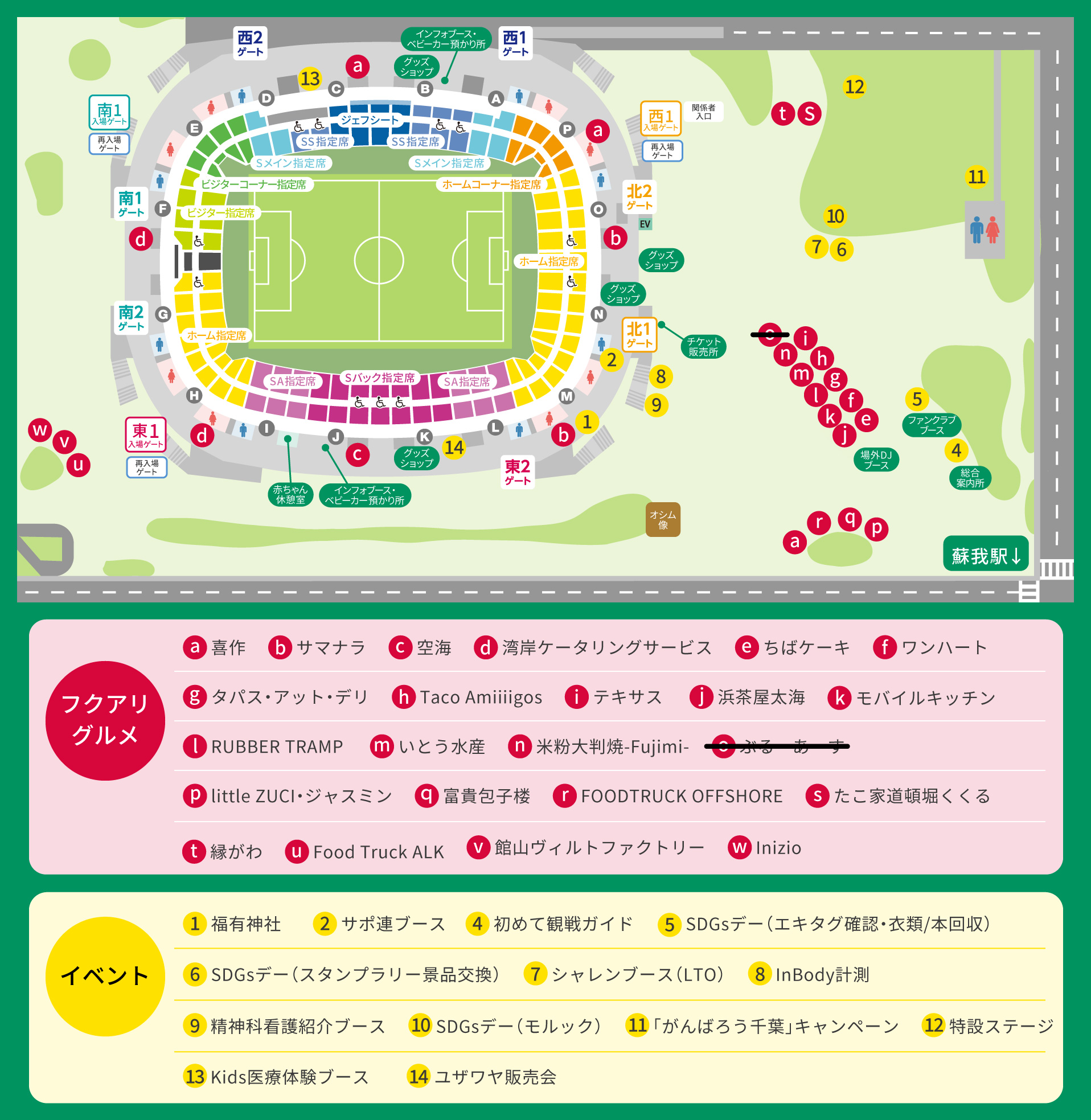 スタジアムマップ