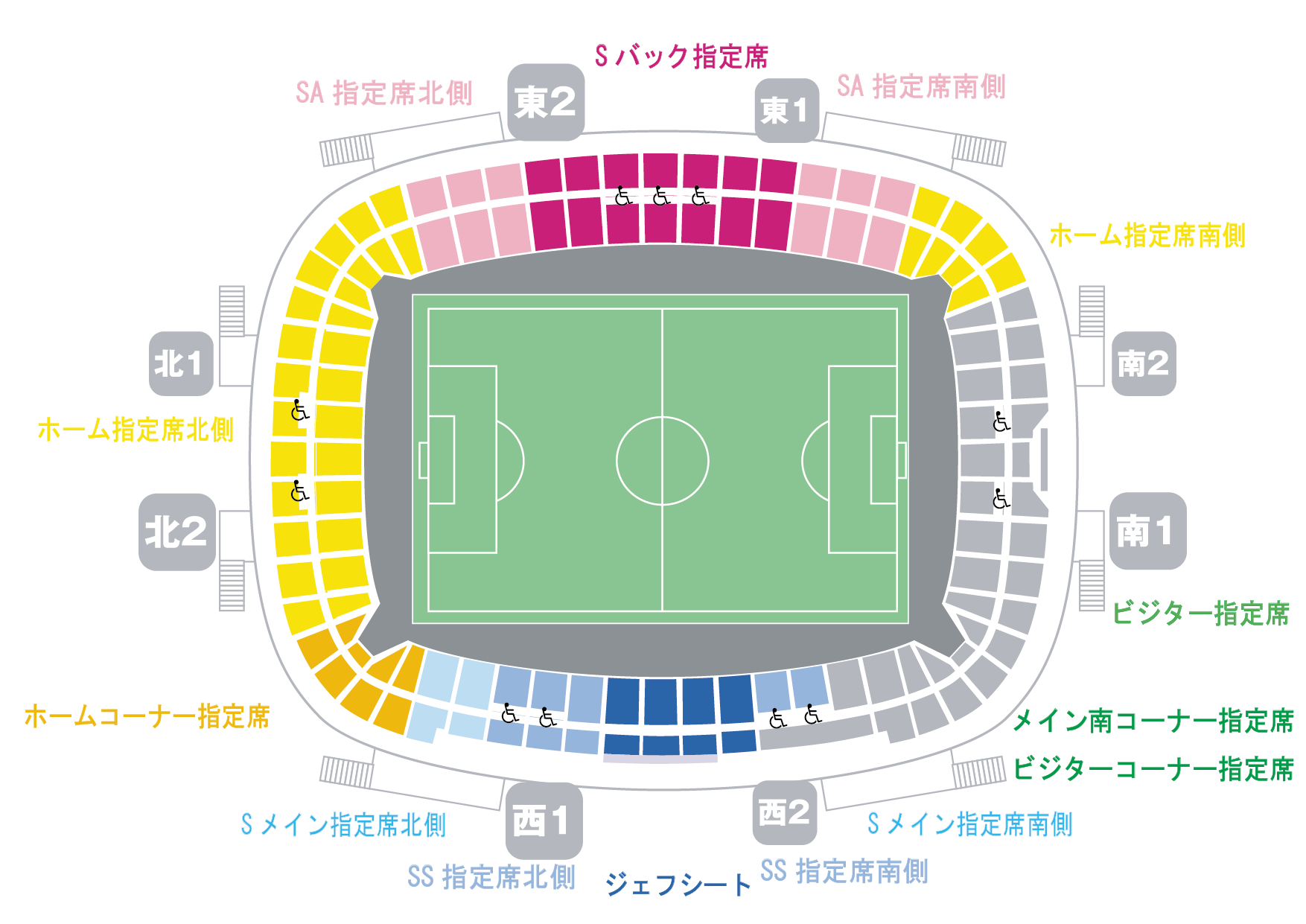 シーズンシート席種紹介