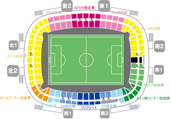 サッカー観戦チケット3枚連番席 8月25日 ジェフ市原vsベガルタ